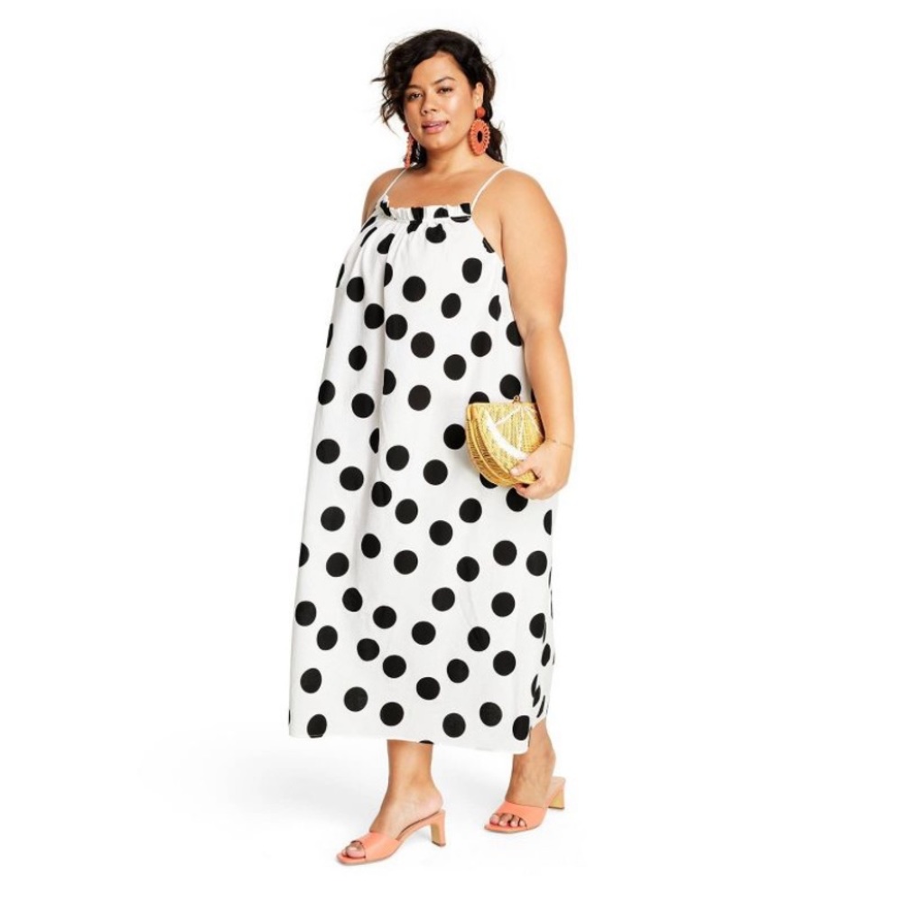 Tabitha Brown, Polka Dot dress, size XXS